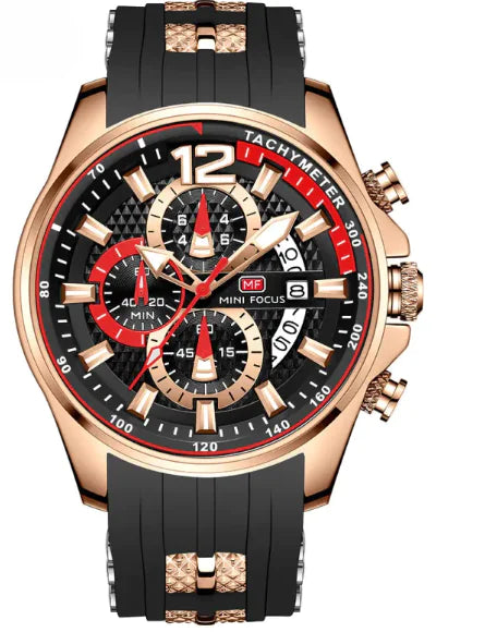 Waterproof Quartz Sports Watch