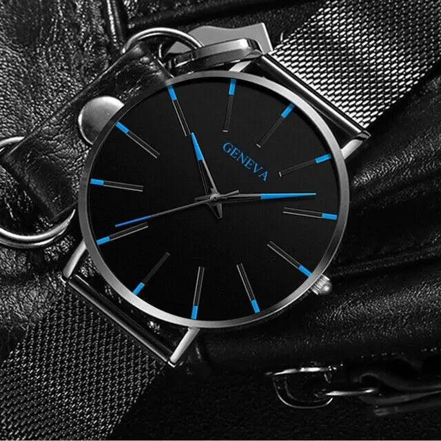 Stainless Steel Luminous Quartz Watch