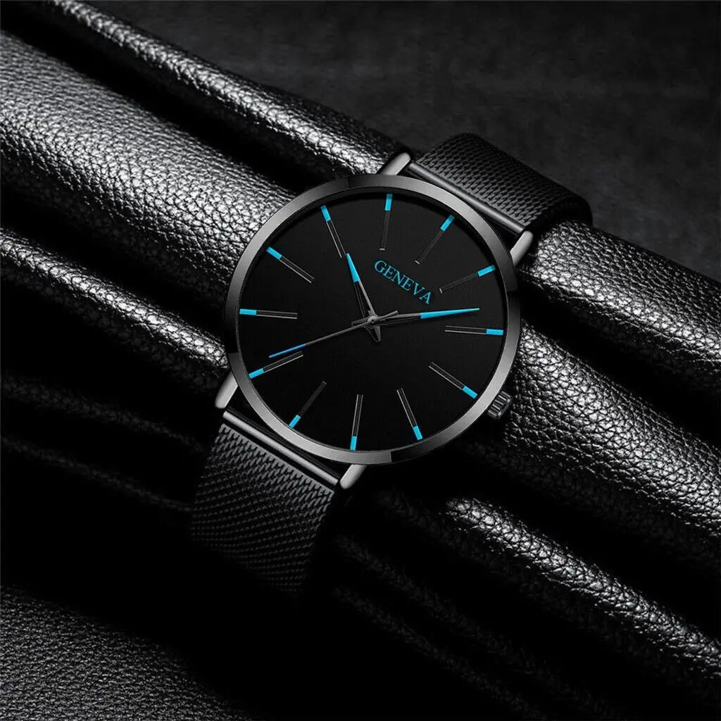 Stainless Steel Luminous Quartz Watch
