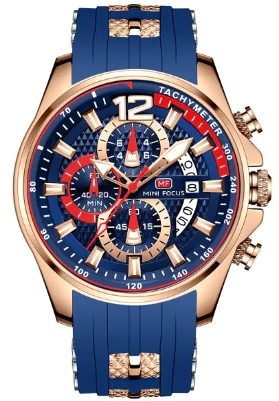 Waterproof Quartz Sports Watch