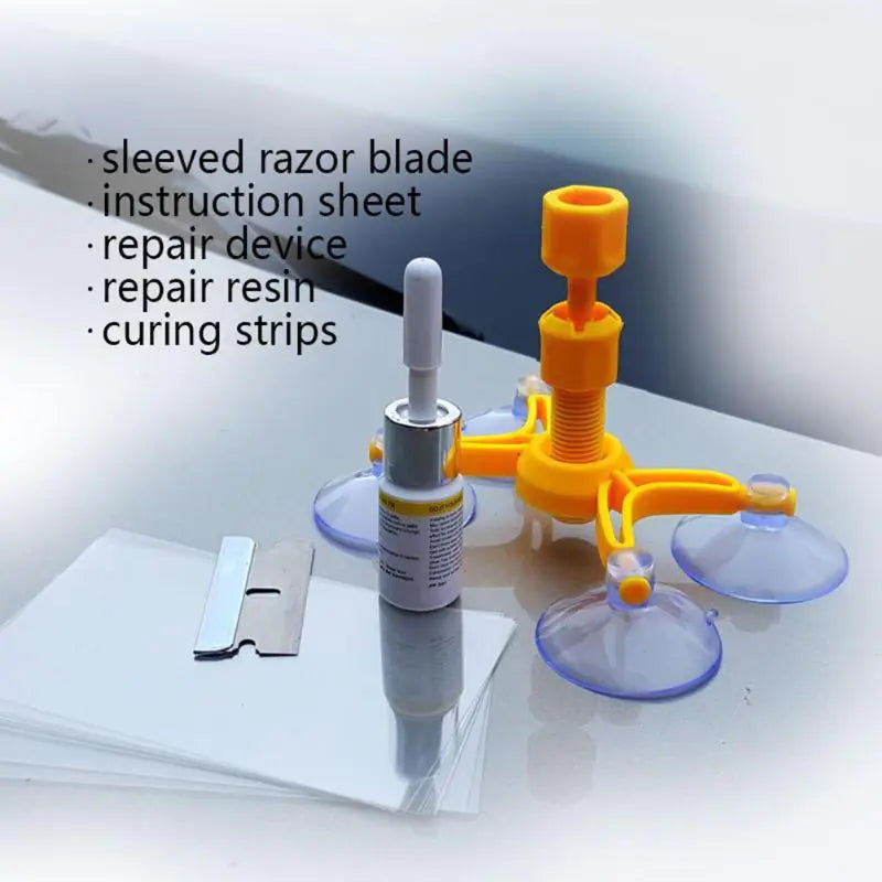 Auto Glass Repair Tool Kit