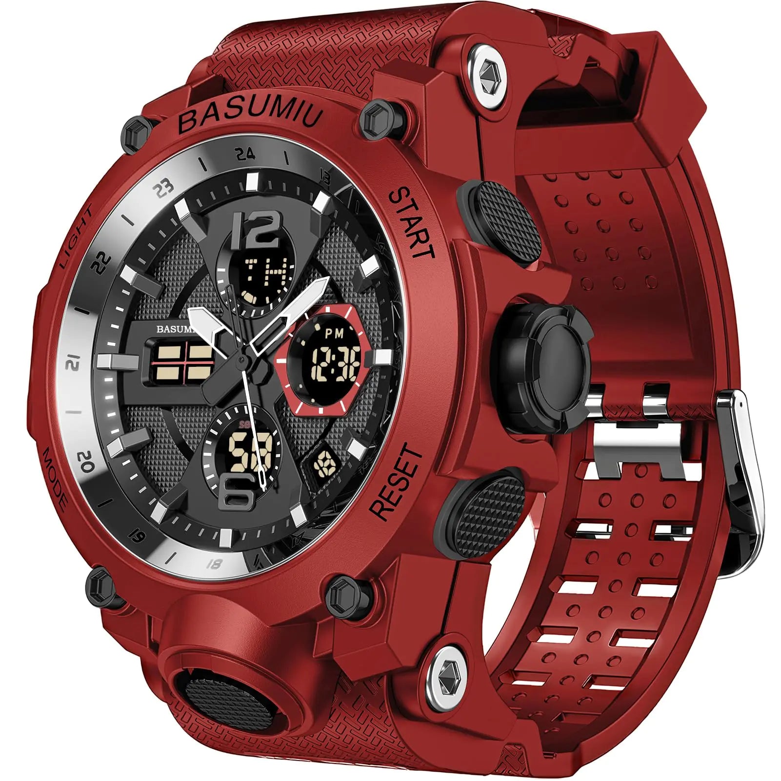 Analog Digital Tactical Sports Watch