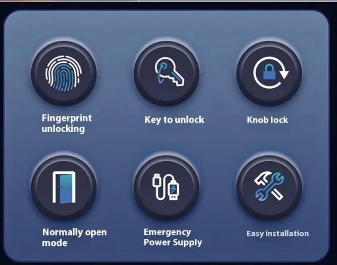 Smart Round Door Lock