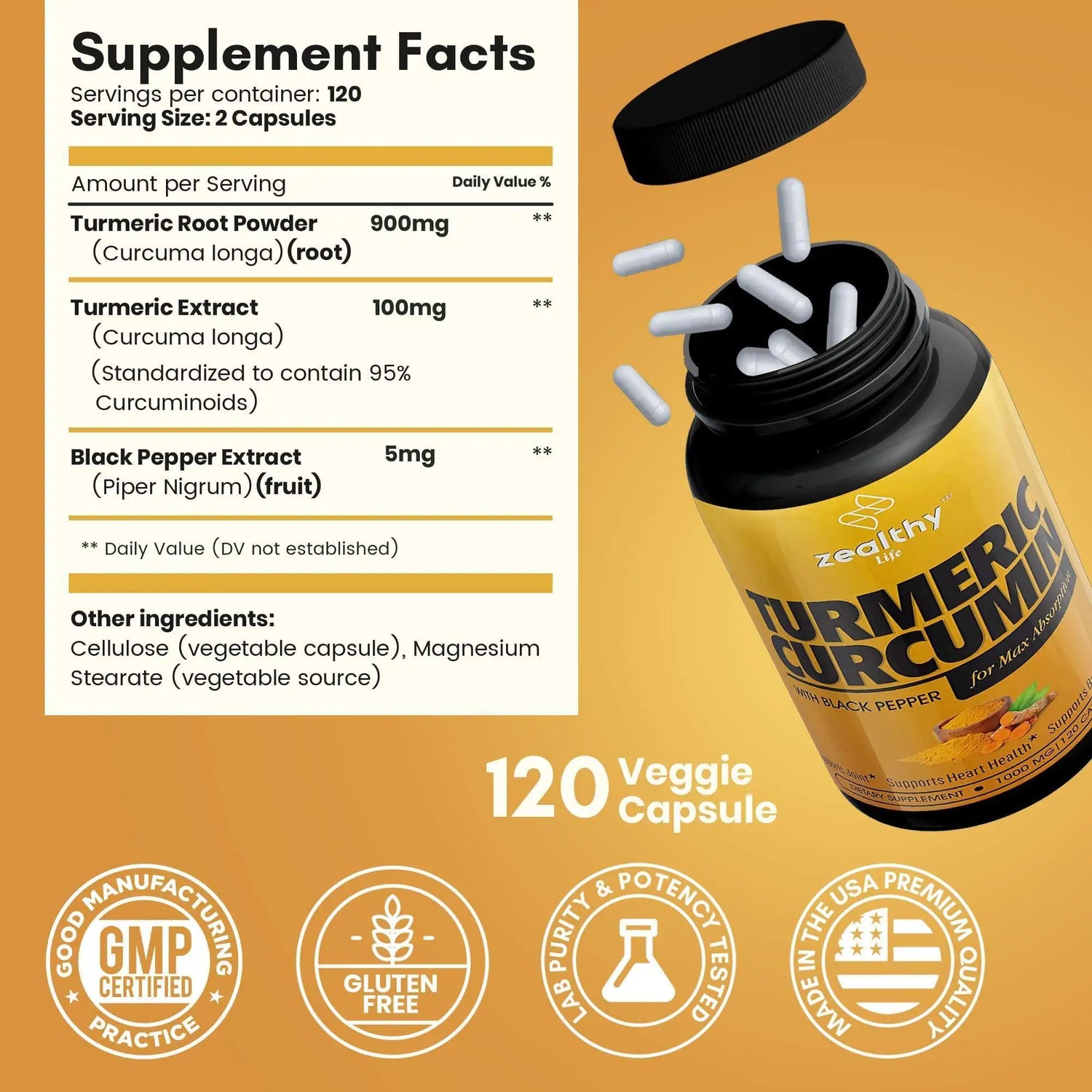Turmeric Curcumin Capsules