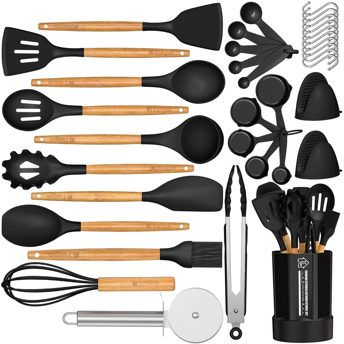 35-Piece Silicone Kitchen Utensil Set