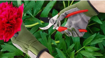 Breathable Soft Pigskin Work Gloves for Gardening