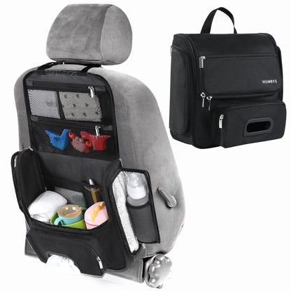 Baby Essentials Storage Basket & Car Caddy Organizer