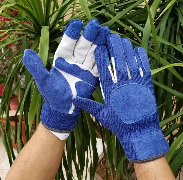 Breathable Soft Pigskin Work Gloves for Gardening