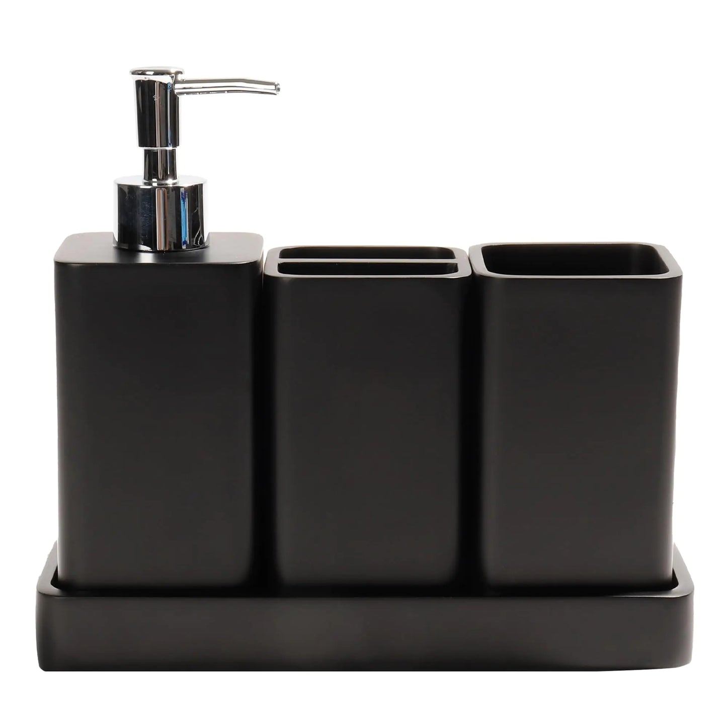 4-Piece Modern Bathroom Accessories Set