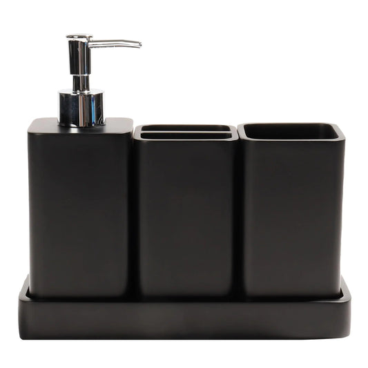 4-Piece Modern Bathroom Accessories Set