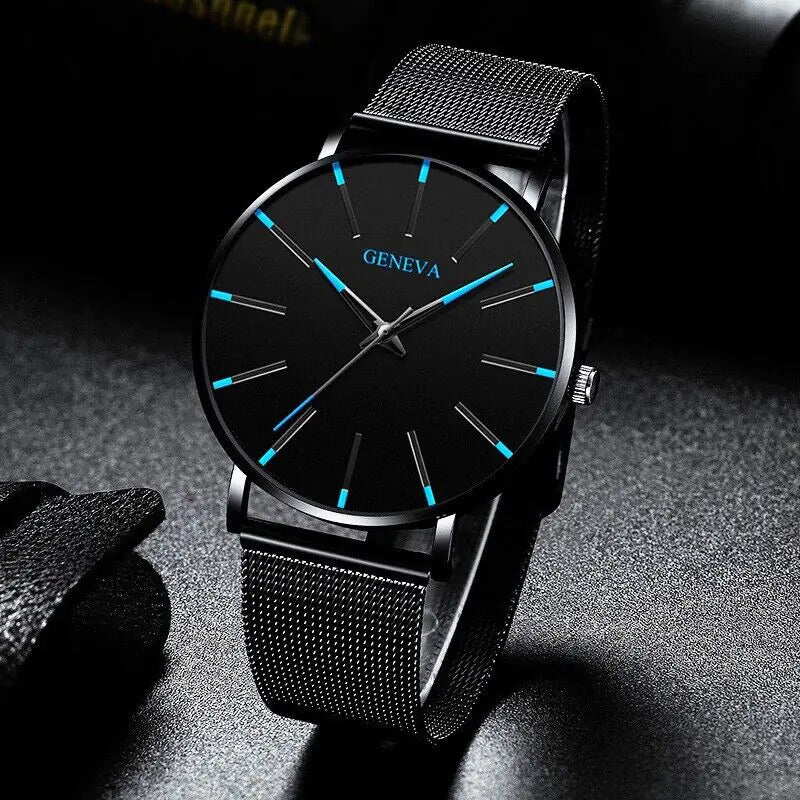 Stainless Steel Luminous Quartz Watch