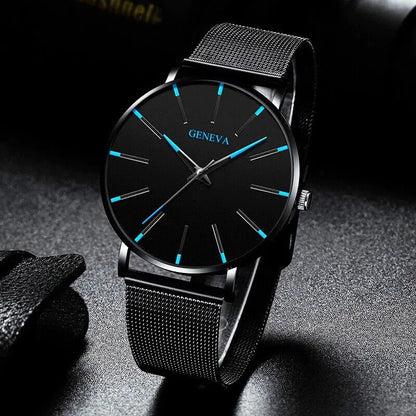 Stainless Steel Luminous Quartz Watch