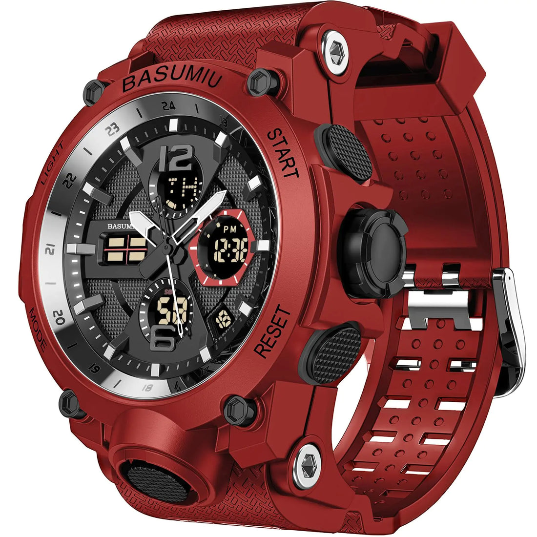 Analog Digital Tactical Sports Watch